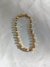 Load image into Gallery viewer, Rhinestone and faux pearl bracelet
